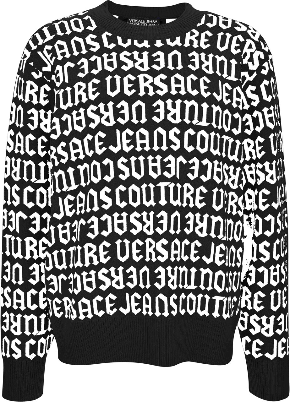 Versace Jeans Couture Sweaters Black Zwart