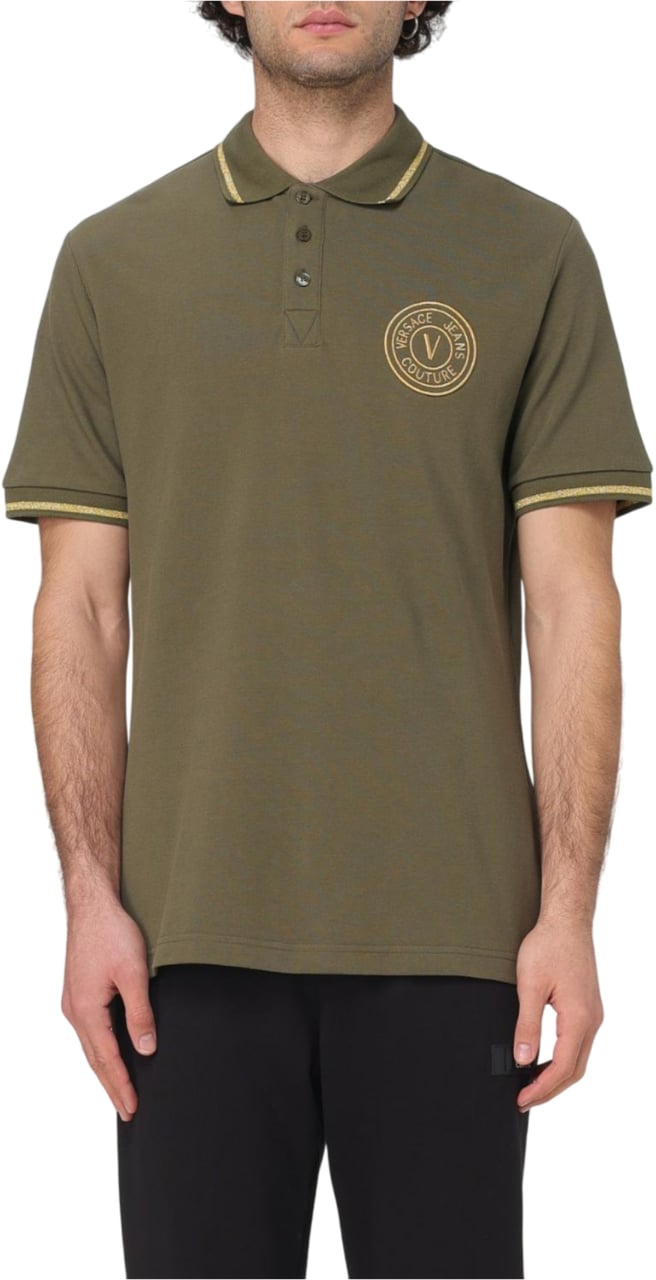 Versace Jeans Couture T-Shirts And Polos Green Groen