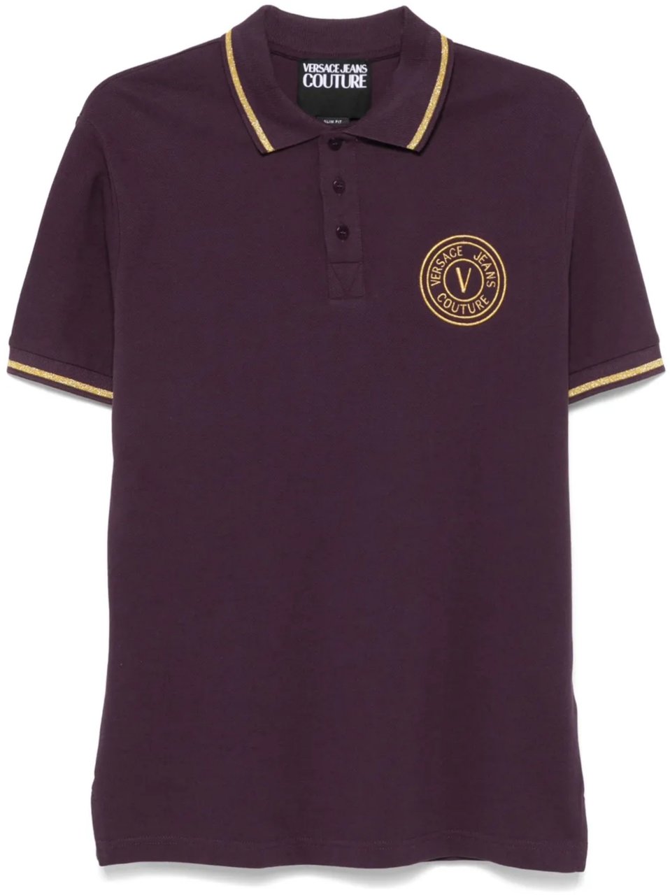 Versace Jeans Couture T-Shirts And Polos Purple Paars