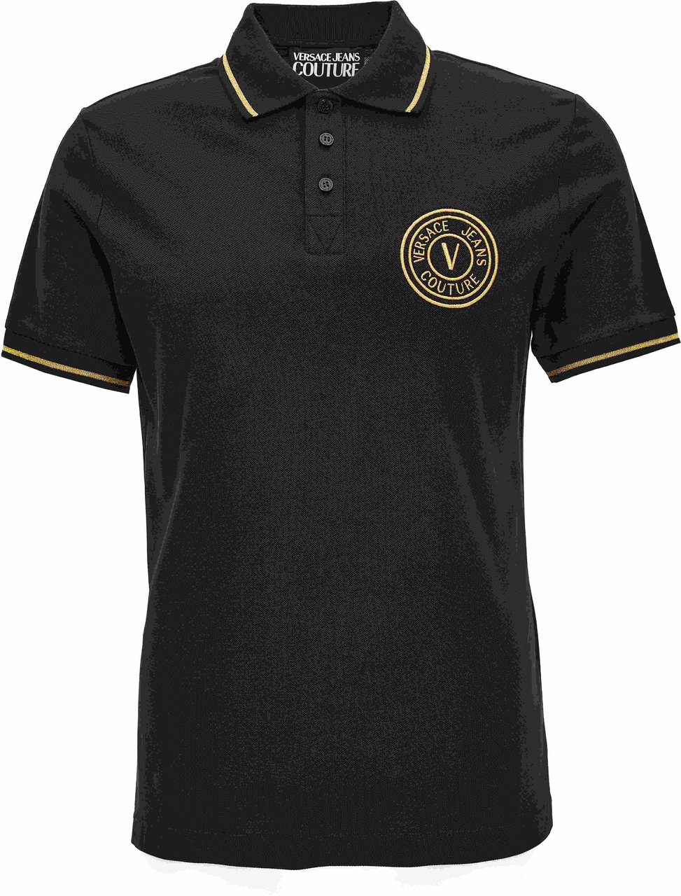 Versace Jeans Couture T-Shirts And Polos Black Zwart