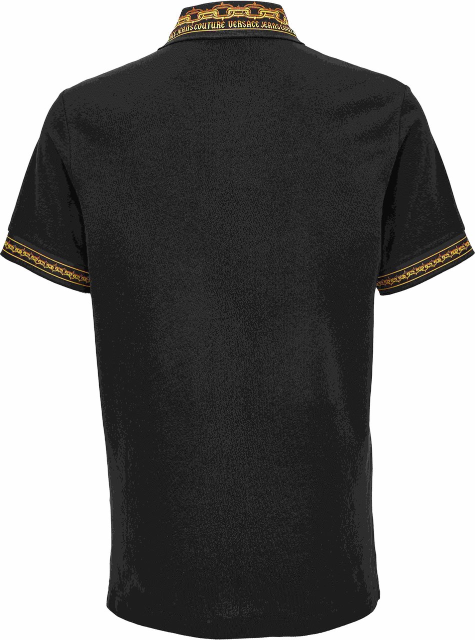 Versace Jeans Couture T-Shirts And Polos Black Zwart