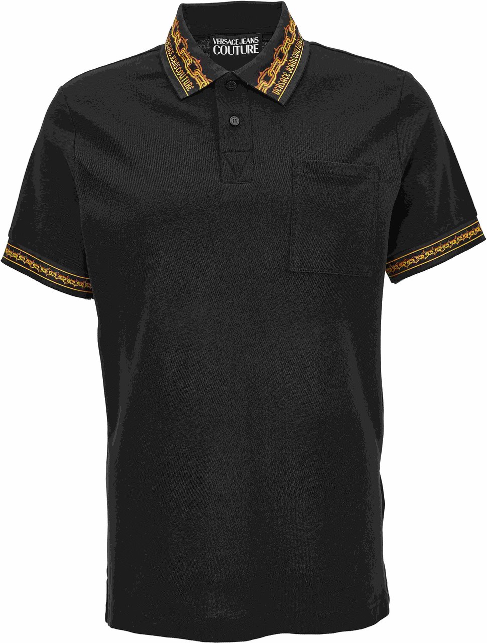 Versace Jeans Couture T-Shirts And Polos Black Zwart
