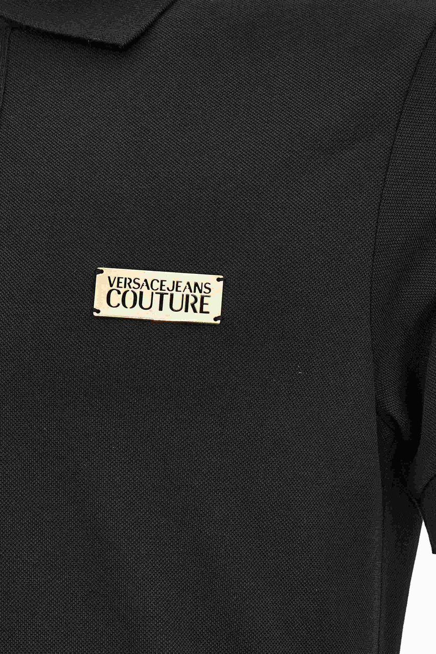 Versace Jeans Couture T-Shirts And Polos Black Zwart