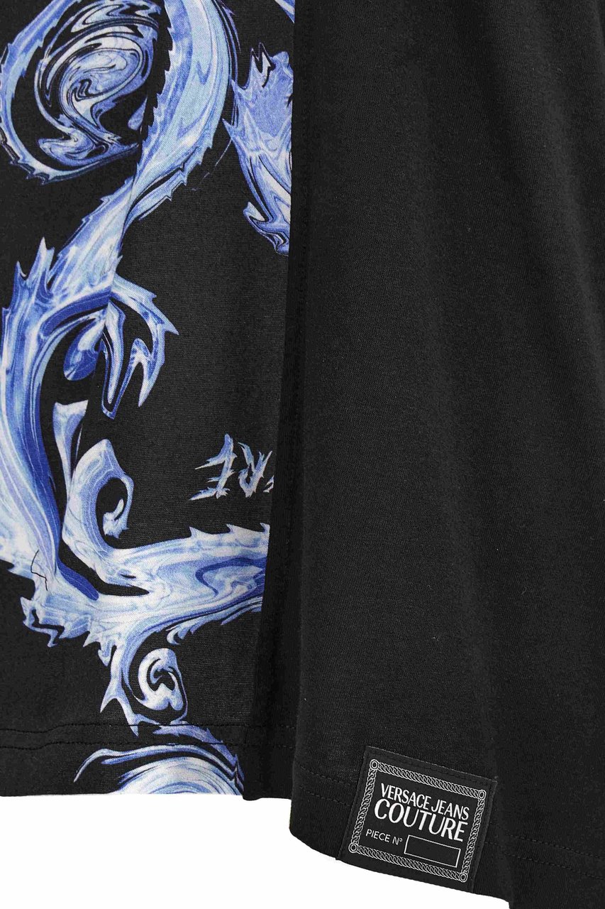 Versace Jeans Couture T-Shirts And Polos Black Zwart