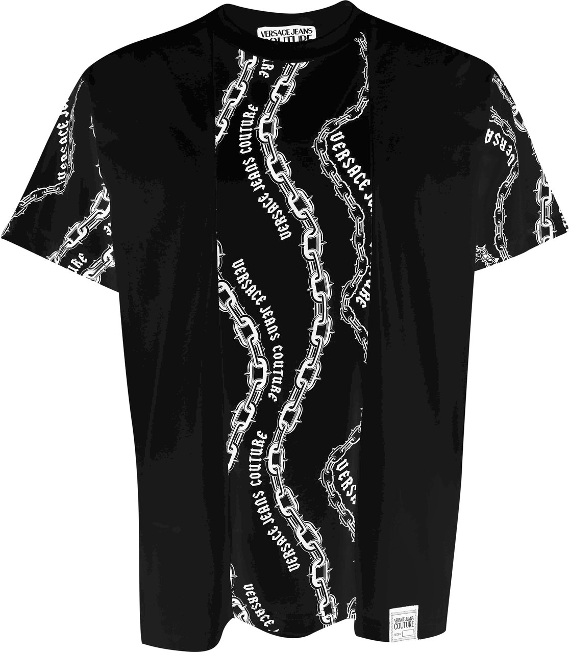 Versace Jeans Couture T-Shirts And Polos Black Zwart