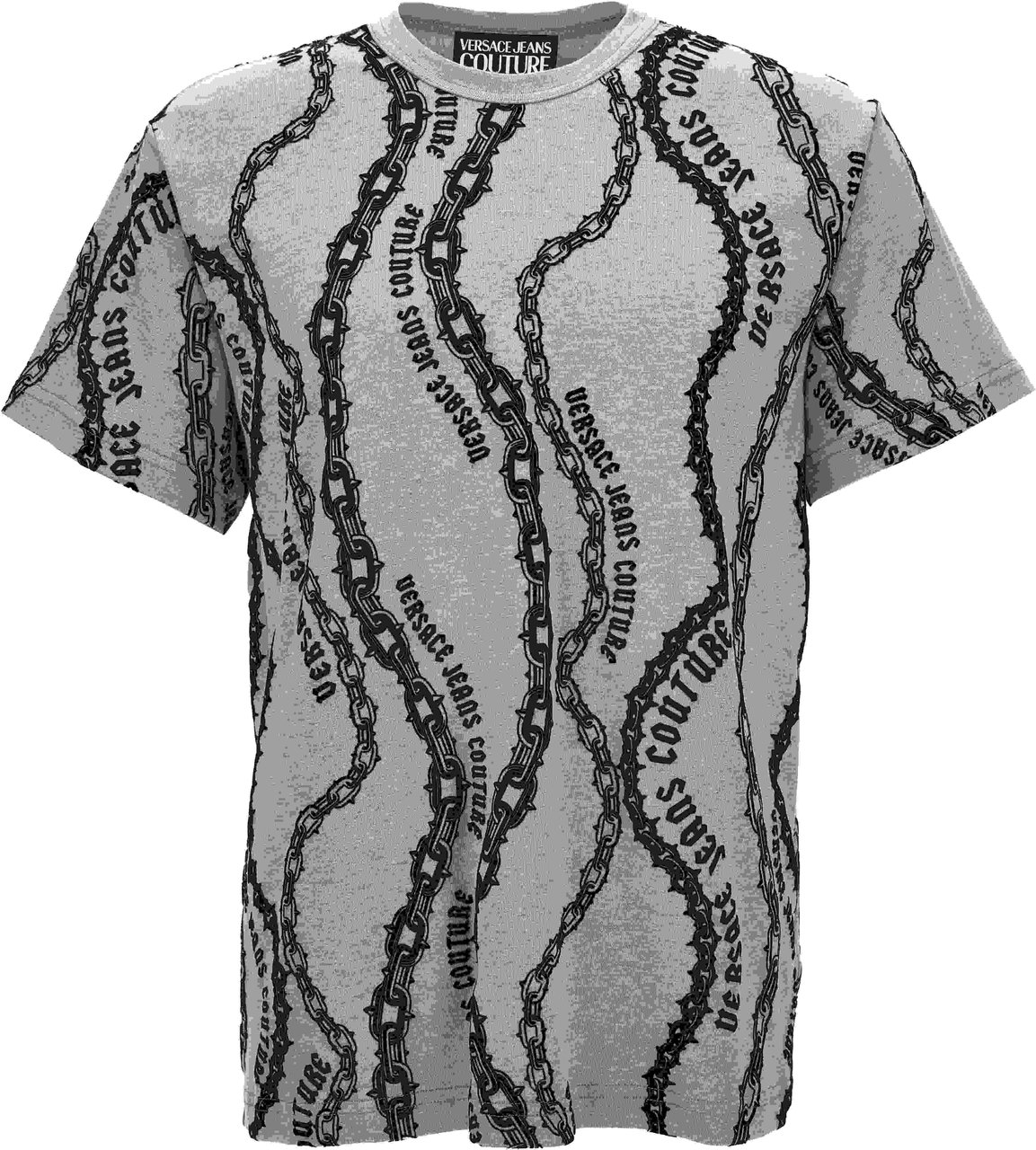 Versace Jeans Couture T-Shirts And Polos Grey Grijs