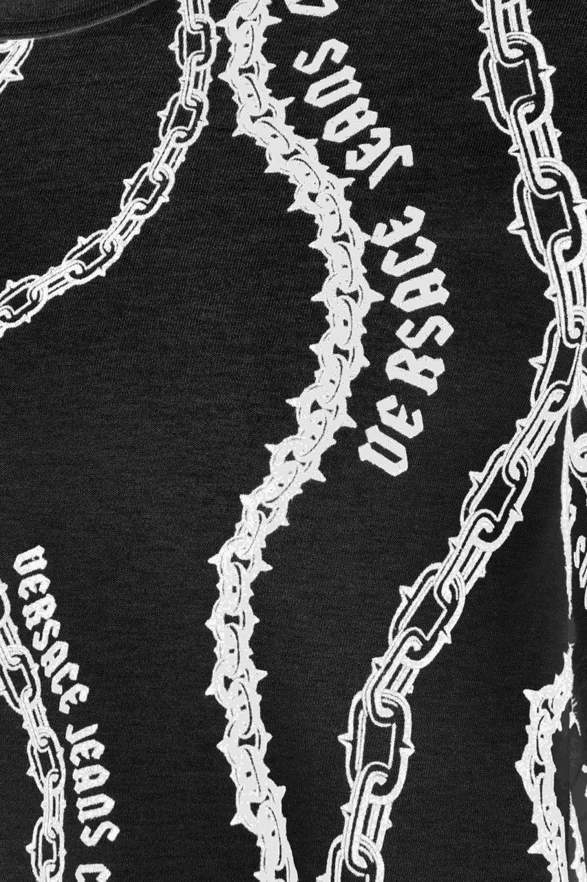 Versace Jeans Couture T-Shirts And Polos Black Zwart