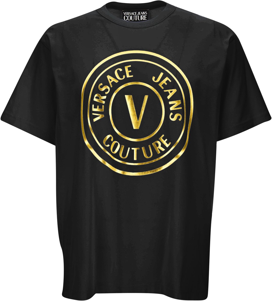 Versace Jeans Couture T-Shirts And Polos Black Zwart