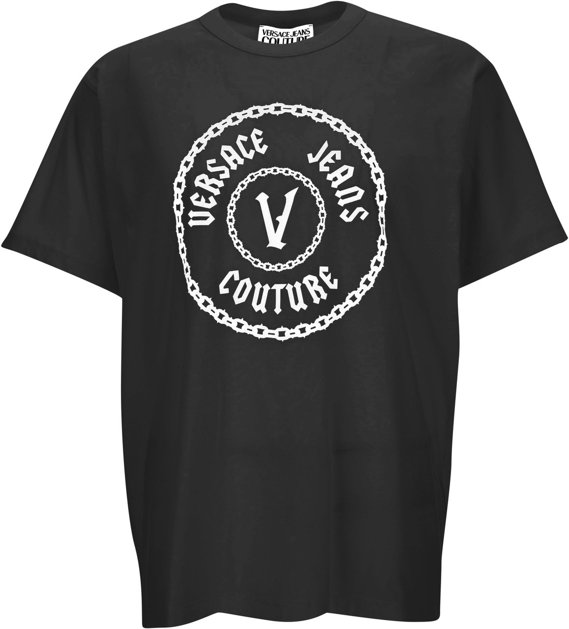 Versace Jeans Couture T-Shirts And Polos Black Zwart