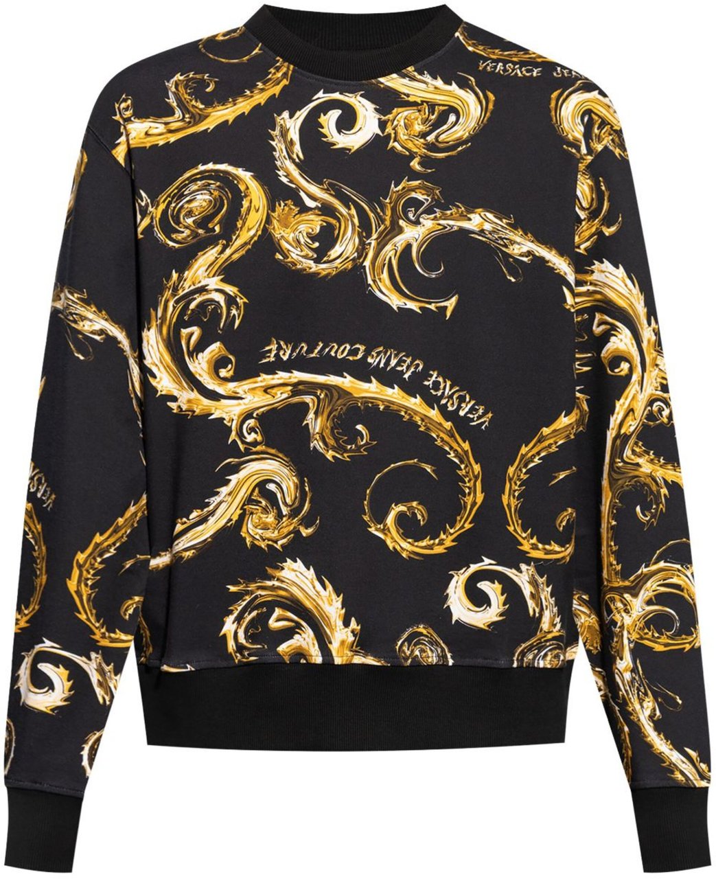 Versace Jeans Couture Sweaters Black Zwart