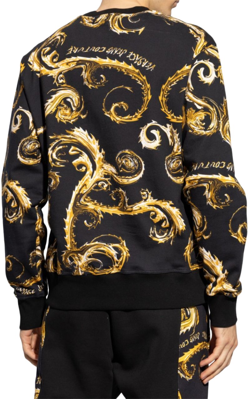 Versace Jeans Couture Sweaters Black Zwart