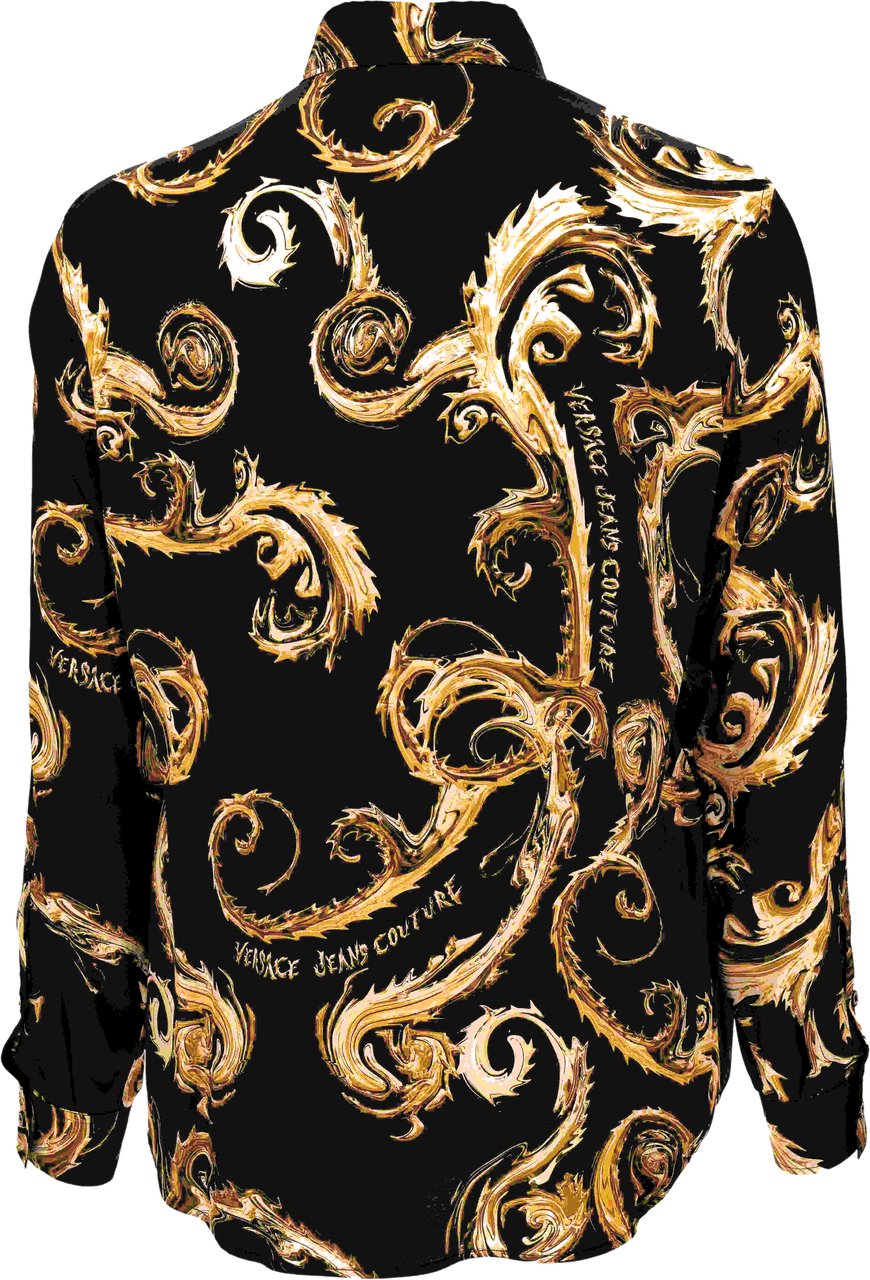 Versace Jeans Couture Shirts Black Zwart