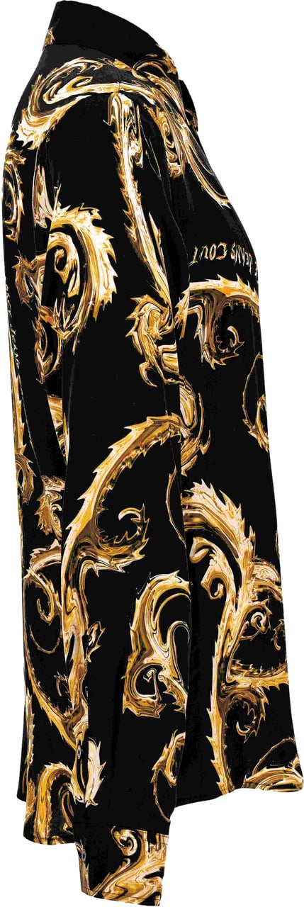 Versace Jeans Couture Shirts Black Zwart