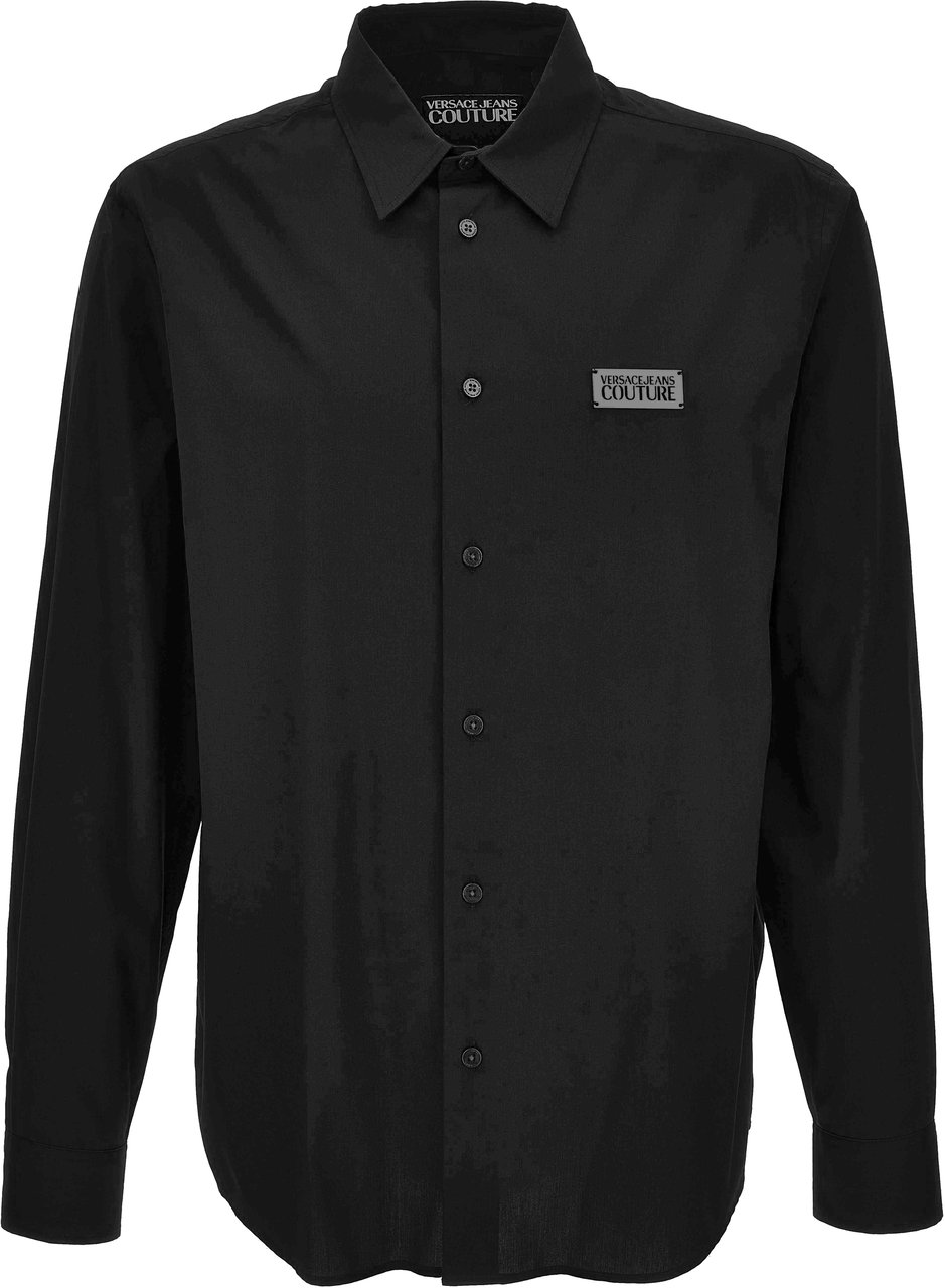 Versace Jeans Couture Shirts Black Zwart