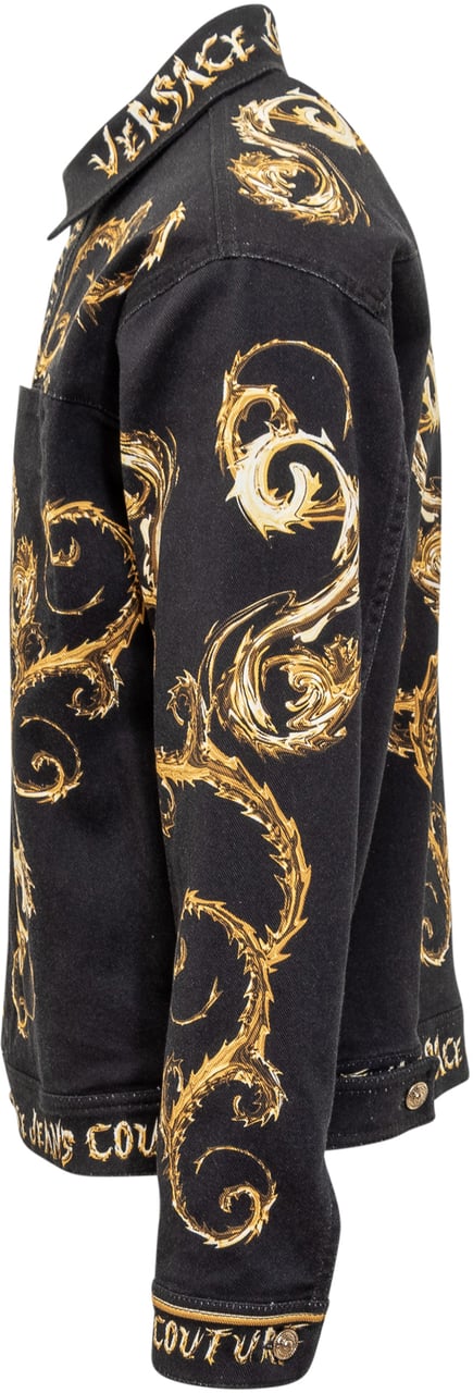 Versace Jeans Couture Giubbino Denim Zwart
