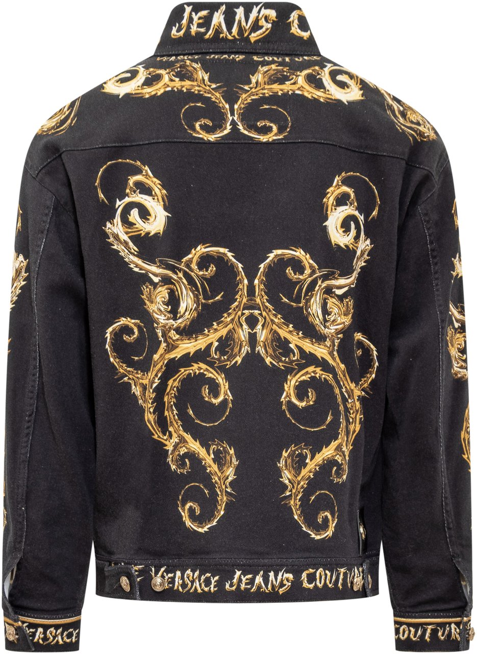 Versace Jeans Couture Giubbino Denim Zwart