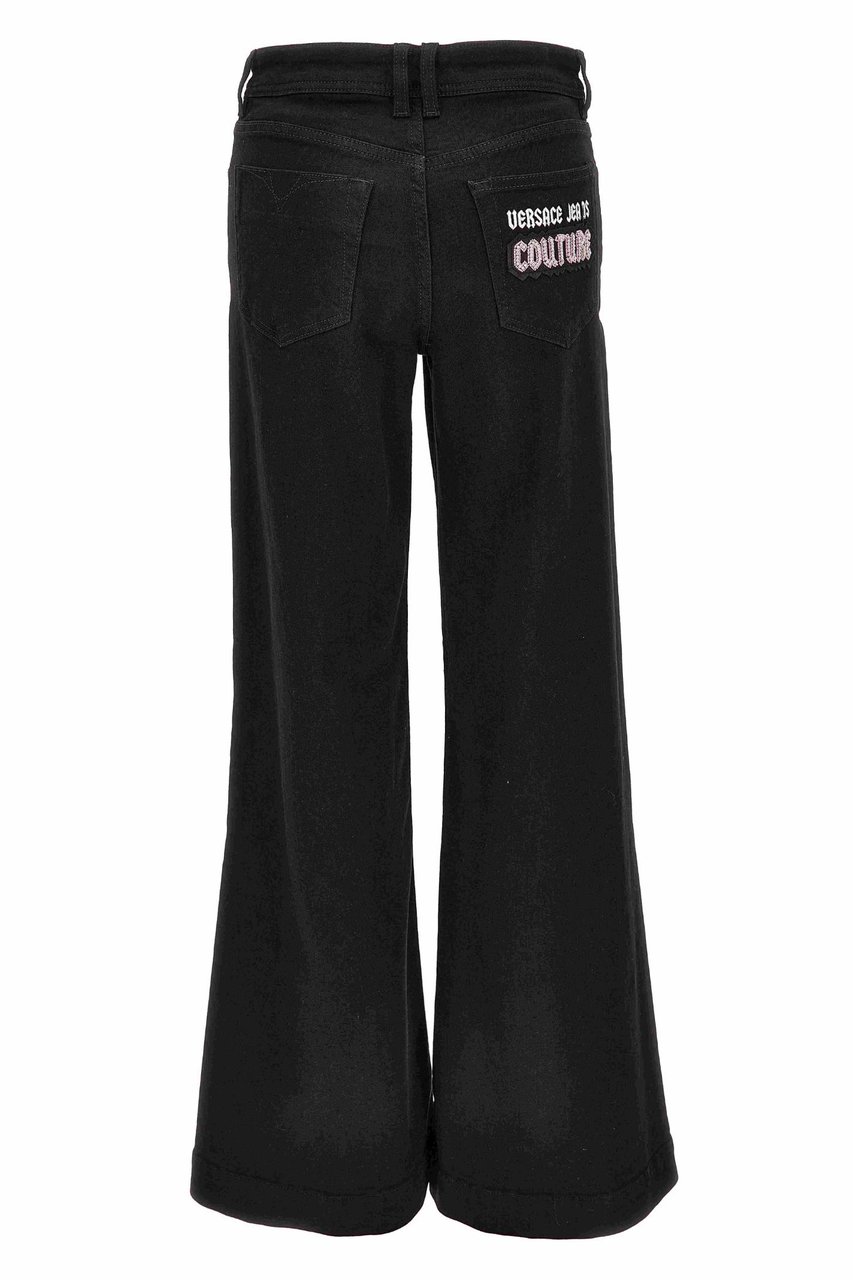 Versace Jeans Couture Trousers Black Zwart