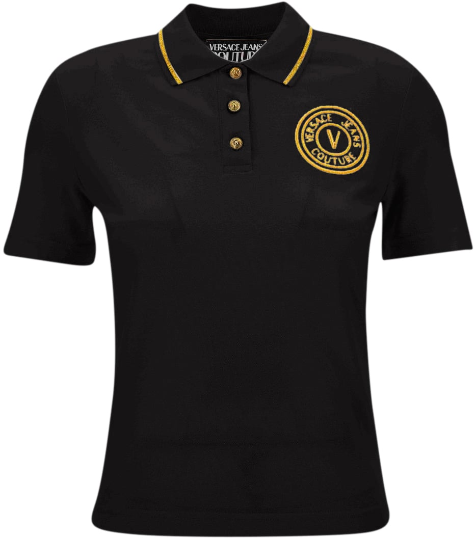 Versace Jeans Couture T-Shirts And Polos Black Zwart