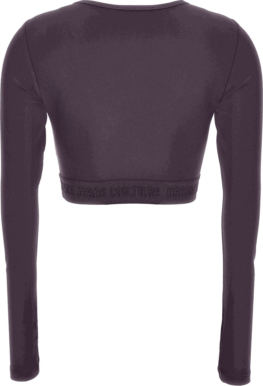 Versace Jeans Couture T-Shirts And Polos Purple Paars