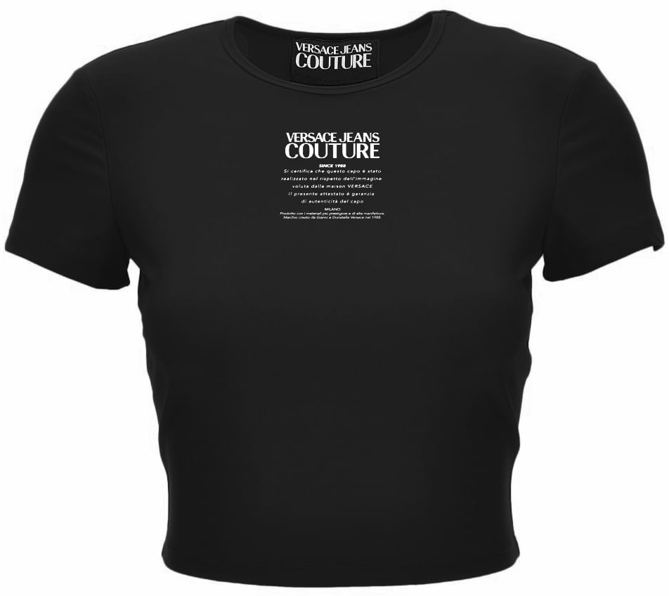 Versace Jeans Couture T-Shirts And Polos Black Zwart