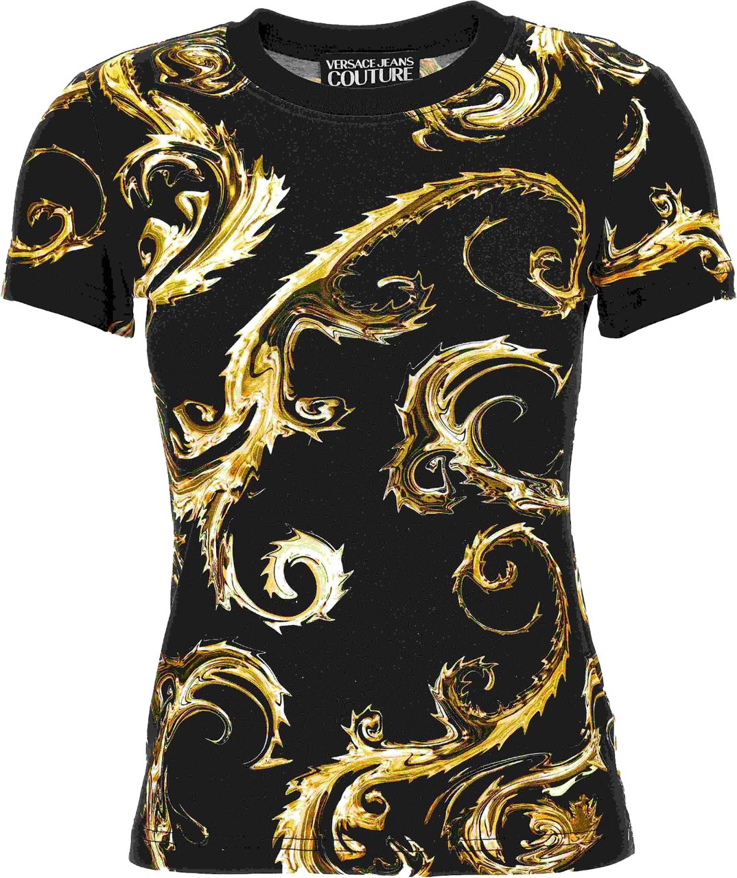 Versace Jeans Couture T-Shirts And Polos Black Zwart