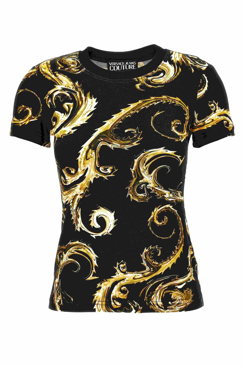 Versace Jeans Couture T-Shirts And Polos Black Zwart