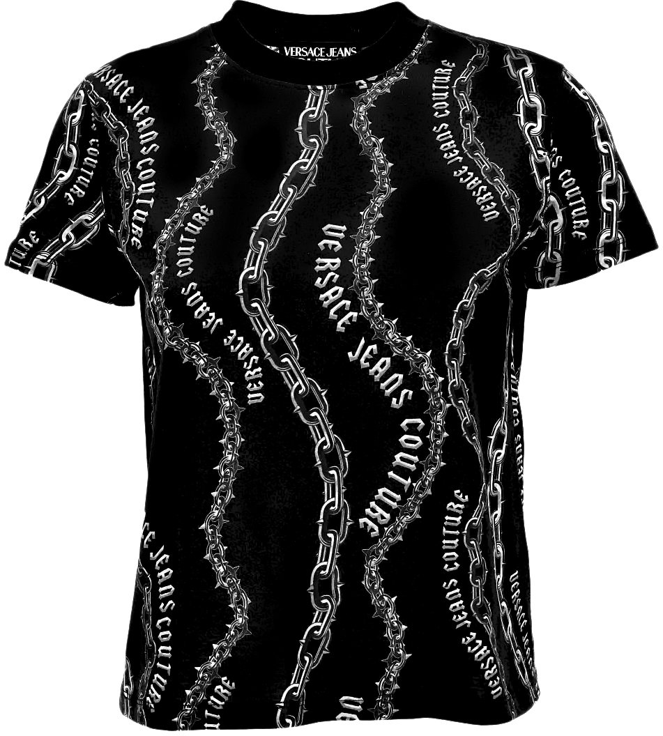 Versace Jeans Couture T-Shirts And Polos Black Zwart