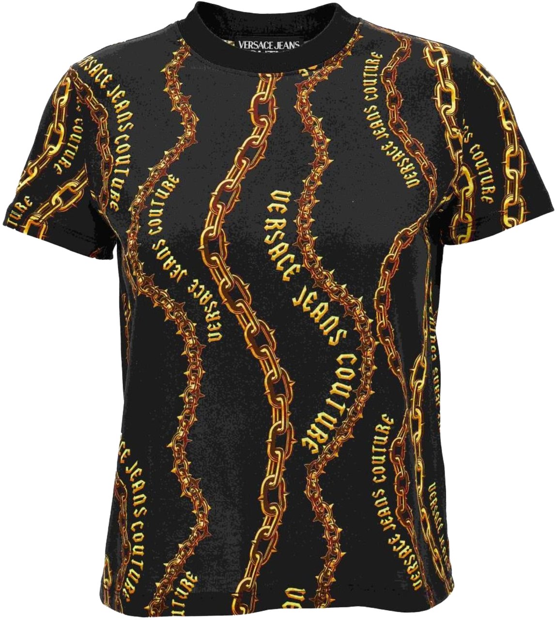 Versace Jeans Couture T-Shirts And Polos Black Zwart