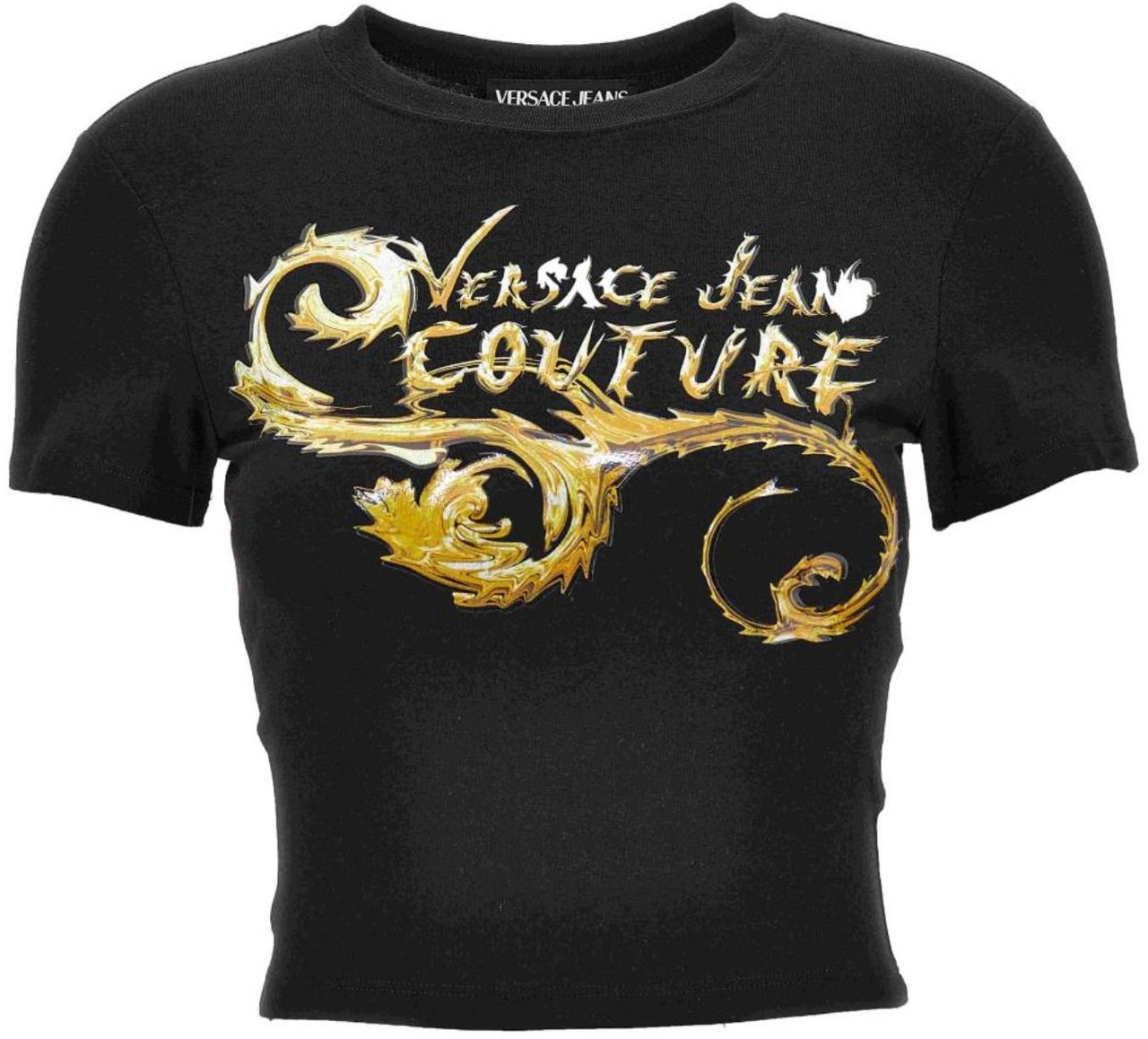 Versace Jeans Couture T-Shirts And Polos Black Zwart