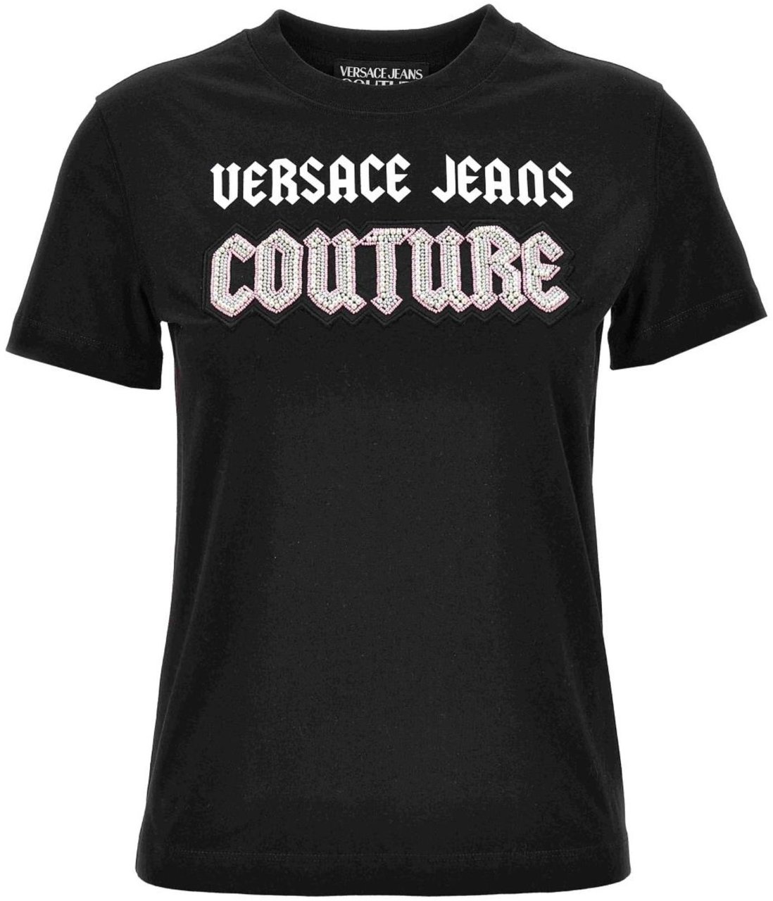Versace Jeans Couture T-Shirts And Polos Black Zwart