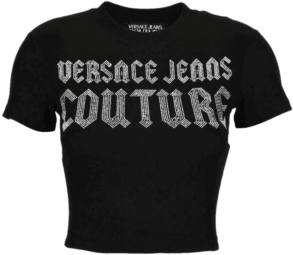 Versace Jeans Couture T-Shirts And Polos Black Zwart
