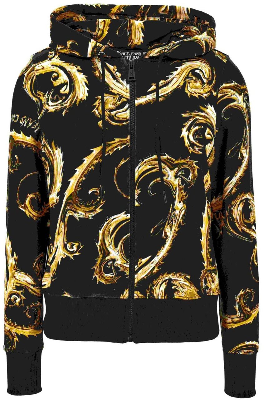 Versace Jeans Couture Sweaters Black Zwart