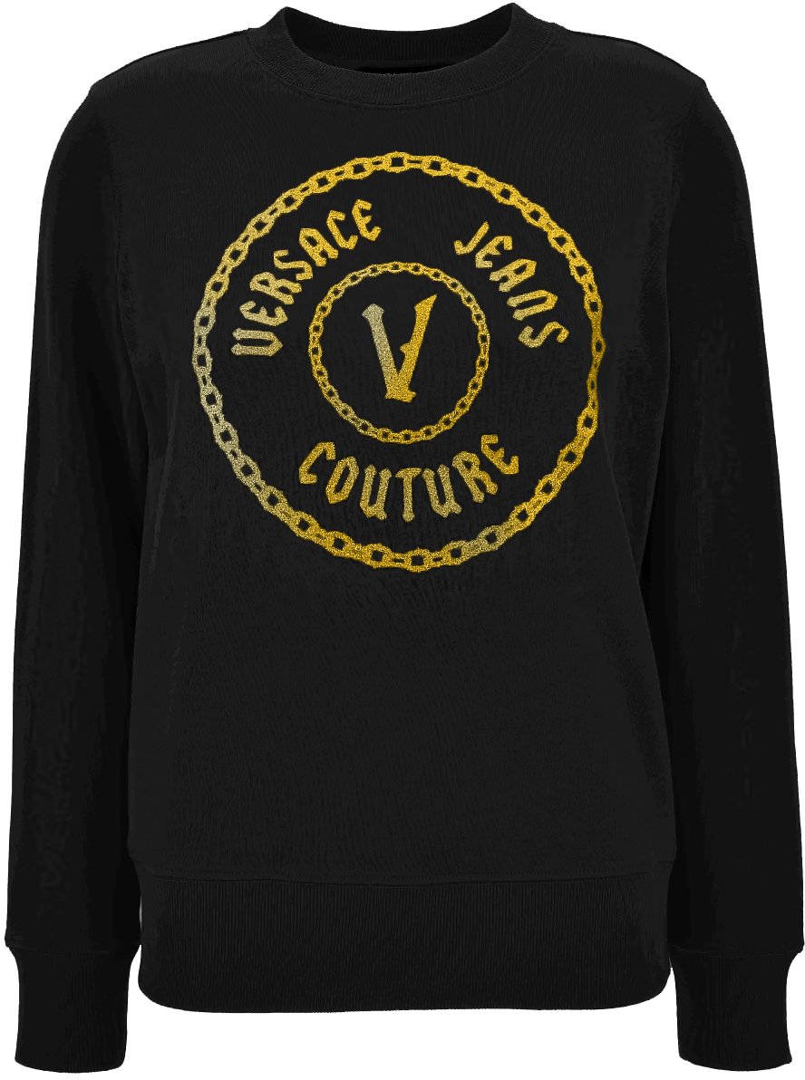 Versace Jeans Couture Sweaters Black Zwart