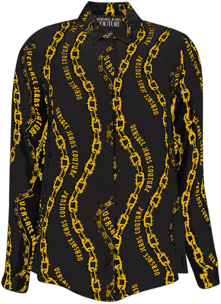Versace Jeans Couture Shirts Black Zwart