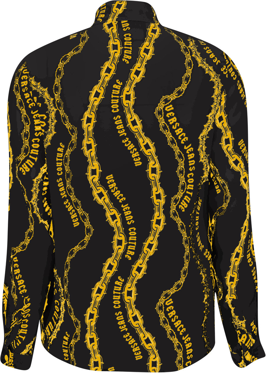 Versace Jeans Couture Shirts Black Zwart