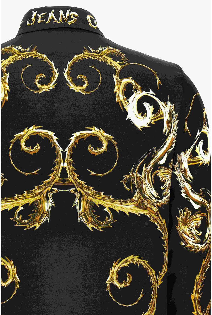 Versace Jeans Couture Shirts Black Zwart