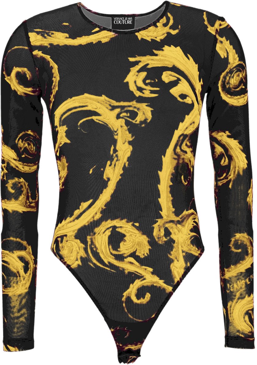 Versace Jeans Couture Top Black Zwart