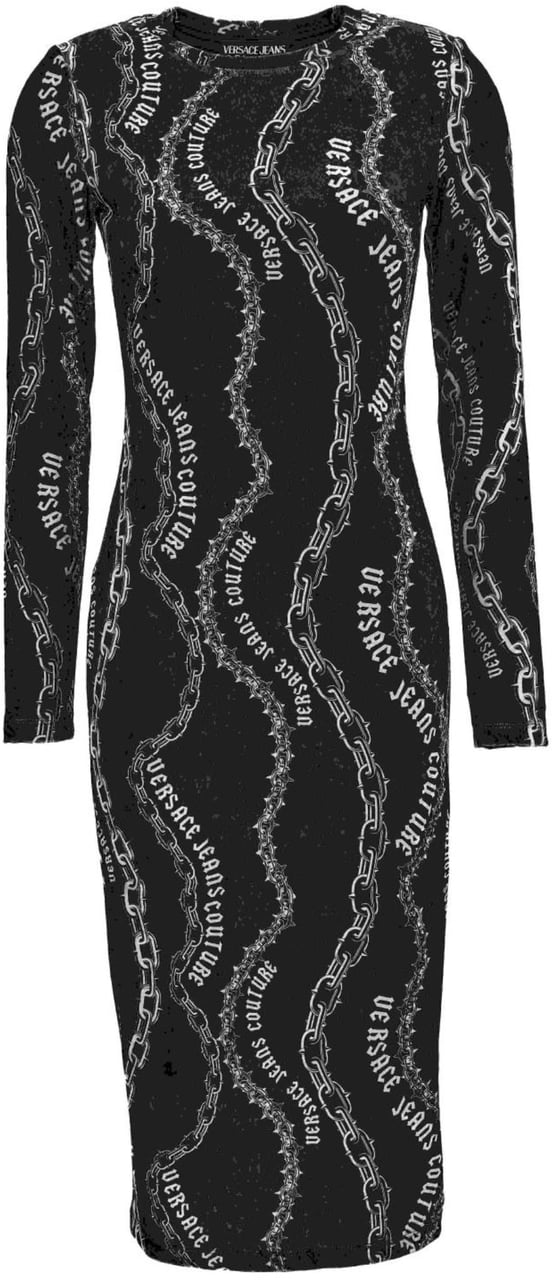 Versace Jeans Couture Dresses Black Zwart