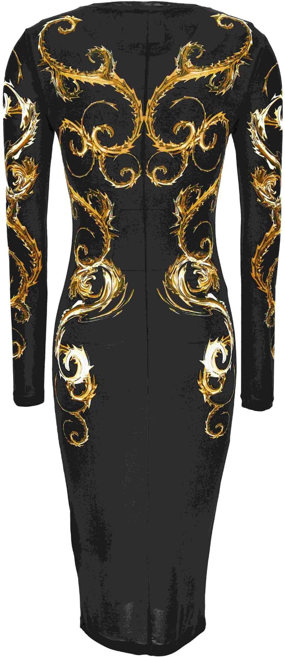 Versace Jeans Couture Dresses Black Zwart