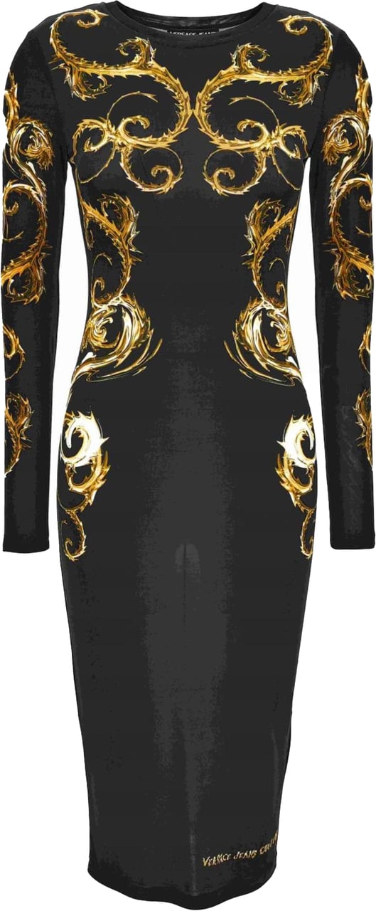 Versace Jeans Couture Dresses Black Zwart