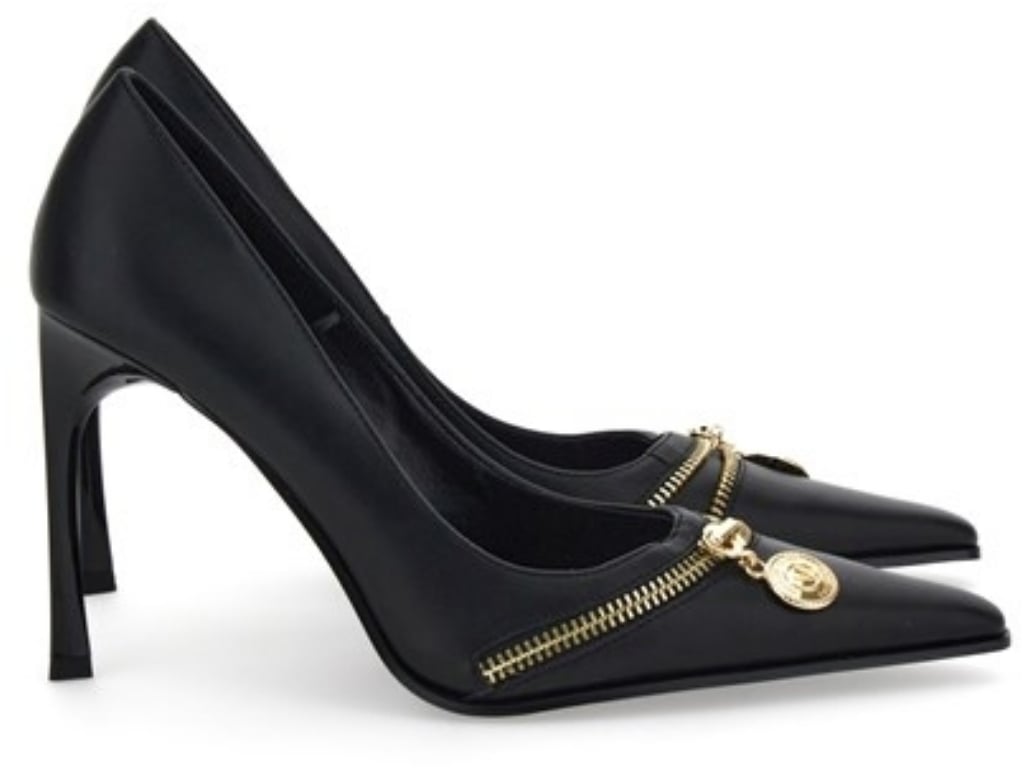 Versace Jeans Couture High Heel Shoes Black Zwart