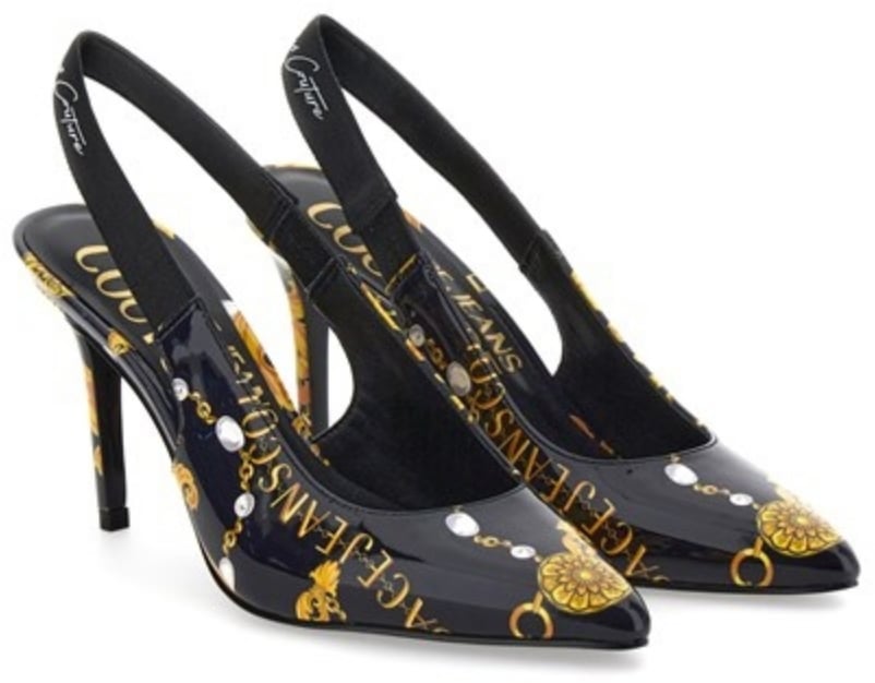 Versace Jeans Couture Flat Shoes Black Zwart