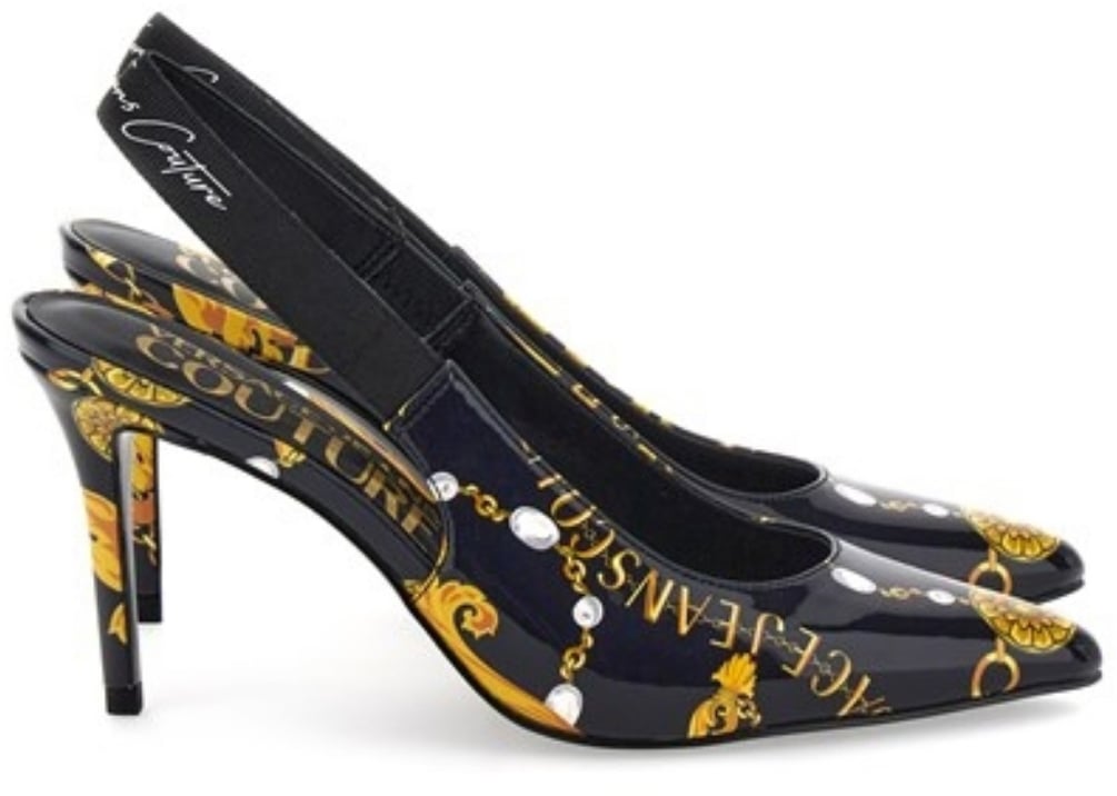 Versace Jeans Couture Flat Shoes Black Zwart
