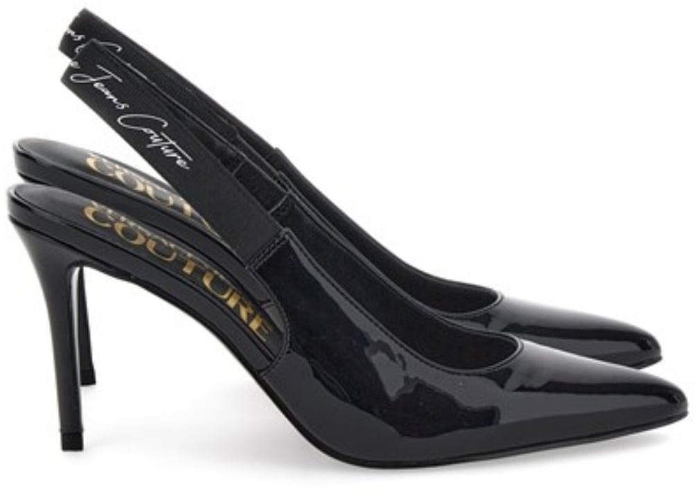 Versace Jeans Couture Flat Shoes Black Zwart