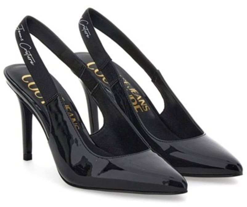 Versace Jeans Couture Flat Shoes Black Zwart