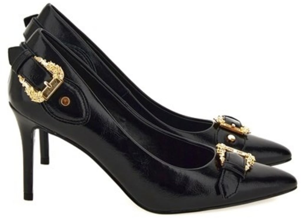 Versace Jeans Couture High Heel Shoes Black Zwart