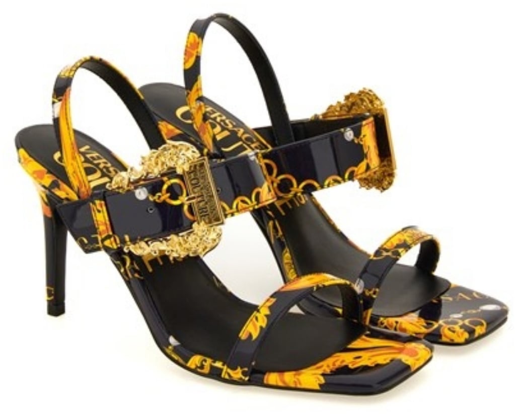 Versace Jeans Couture Sandals Black Zwart