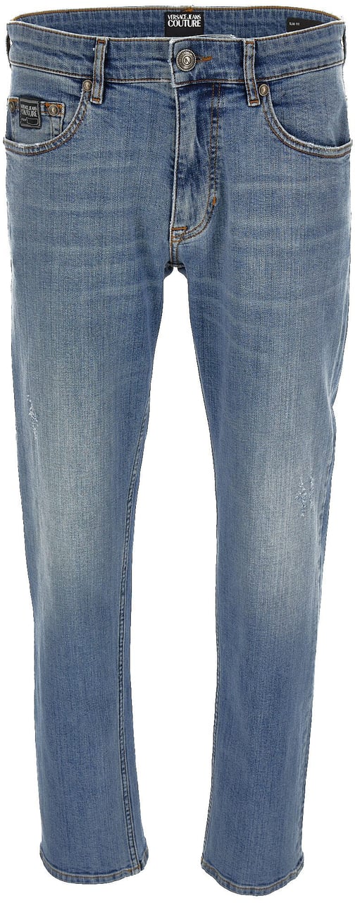 Versace Jeans Couture Trousers Blue Blauw