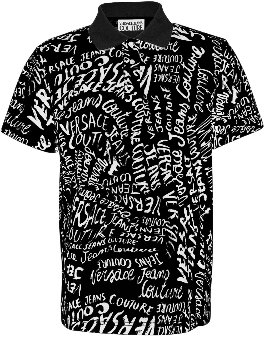 Versace Jeans Couture T-Shirts And Polos Black Zwart