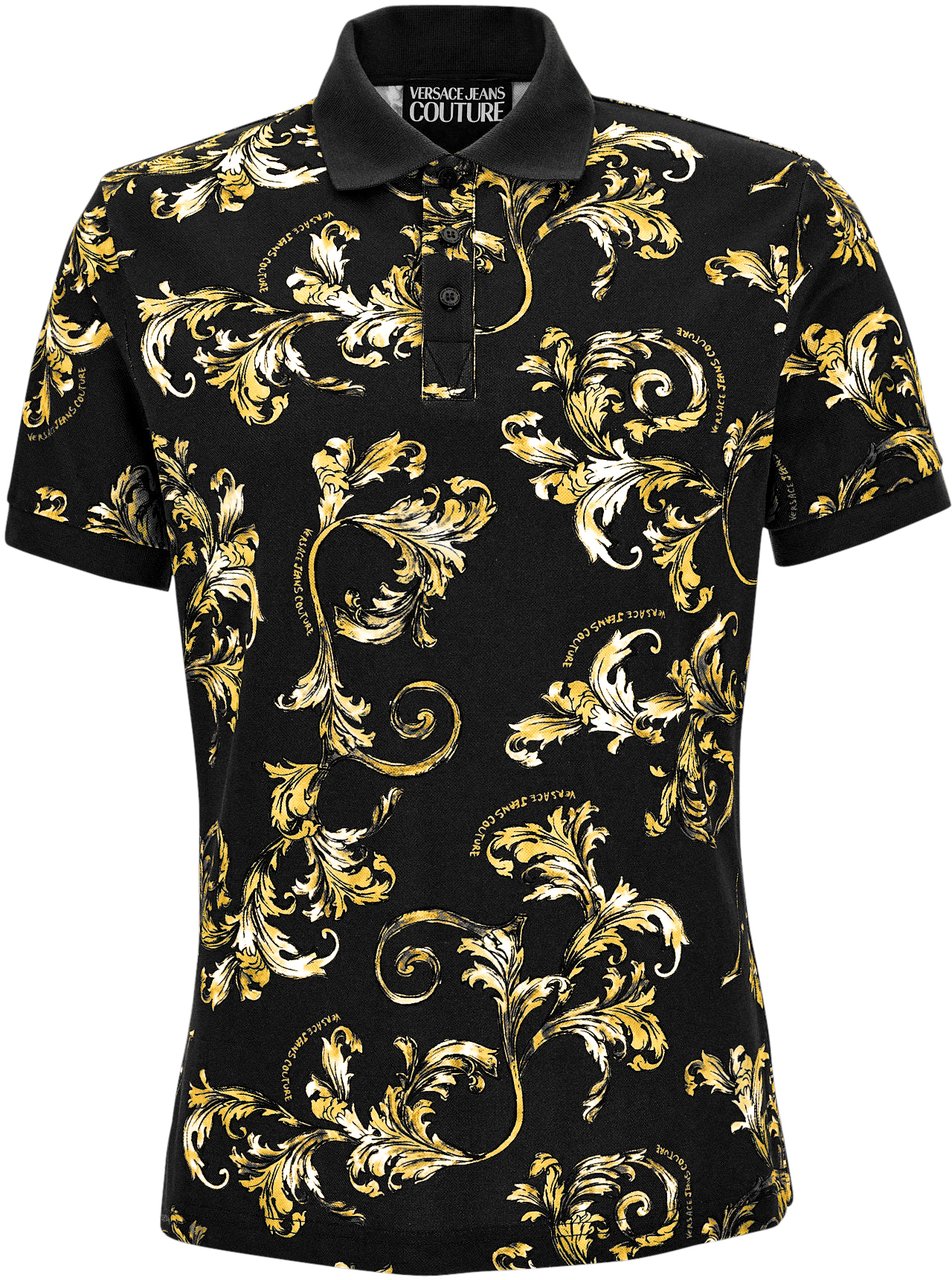 Versace Jeans Couture T-Shirts And Polos Black Zwart